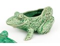 Pair Of Mccoy Ceramic Frog Planters