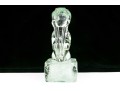 Signed Italian Murano Glass Sculpture Of A Woman, 1976