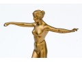 Otto Schmidt-Hofer (German, 1873-1925) Gilt Bronze Female Nude