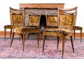 Six Mid-Century Italian Melchiorre Bega Dining Chairs