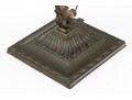 Antique Emeralite Brass And Glass Bankers Table Lamp