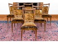 Six Mid-Century Italian Melchiorre Bega Dining Chairs