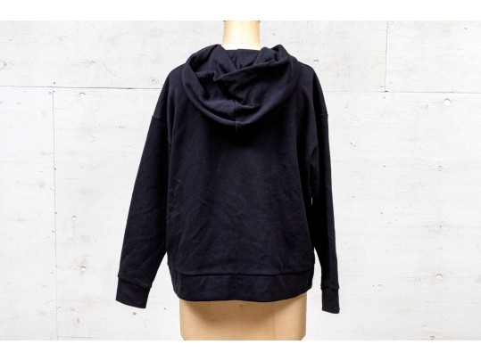 Porsche Black Cotton Hoodies, Size Small