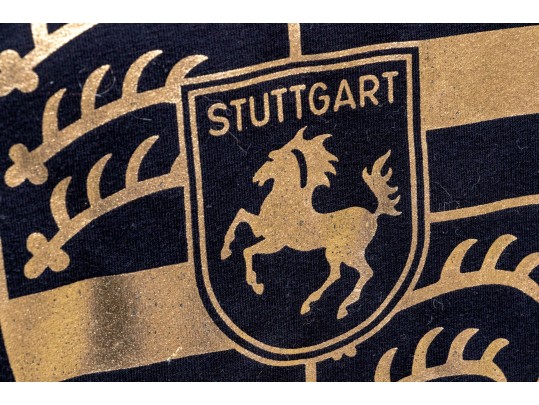 Porsche Black Cotton Hoodies, Size Small