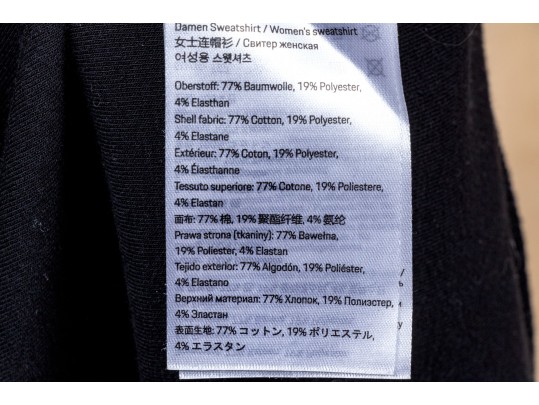 Porsche Black Cotton Hoodies, Size Small