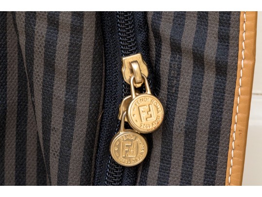 Fendi Classic Striped Garment Bag