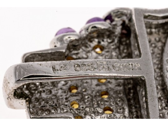 Polished Sterling Silver Turquoise Pendant