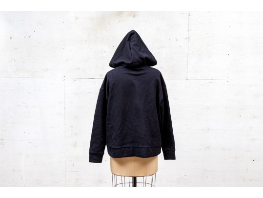 Porsche Black Cotton Hoodies, Size Small