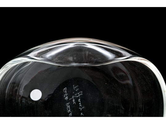 Elsa Peretti For Tiffany & Co. Crystal Heart Bowl  