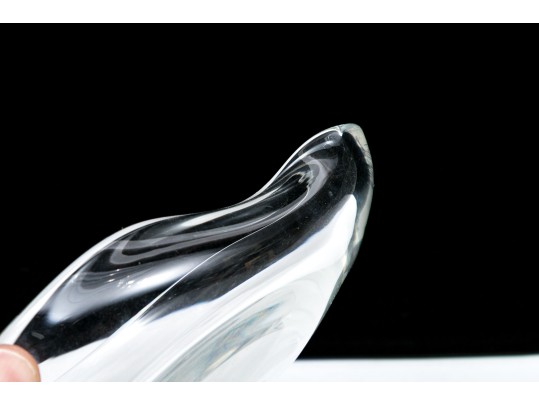 Elsa Peretti For Tiffany & Co. Crystal Heart Bowl  