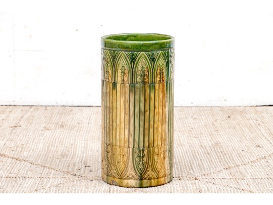 Antique Glazed Ceramic Umbrella Stand