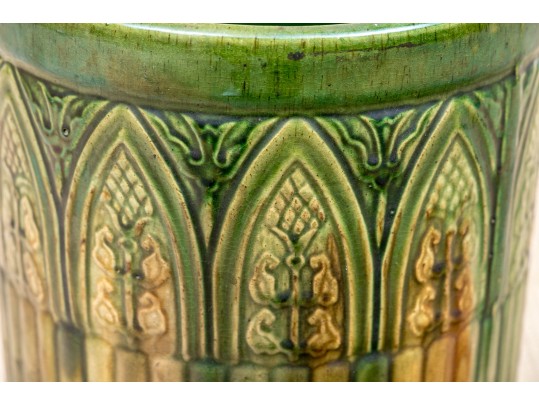 Antique Glazed Ceramic Umbrella Stand