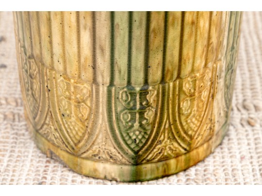 Antique Glazed Ceramic Umbrella Stand