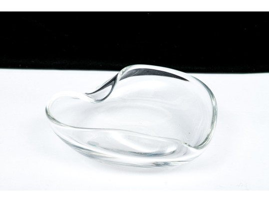 Elsa Peretti For Tiffany & Co. Crystal Heart Bowl  
