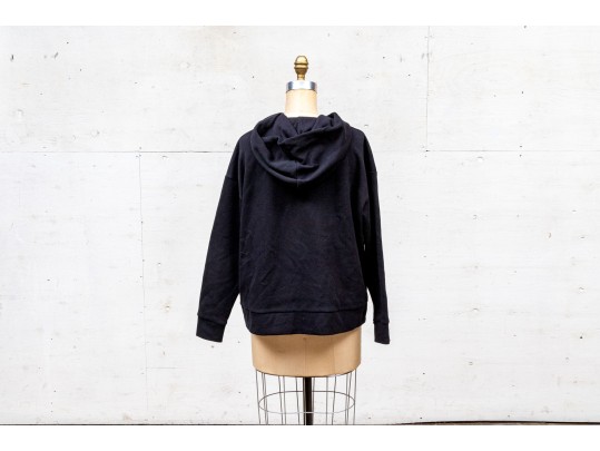 Porsche Black Cotton Hoodies, Size Small