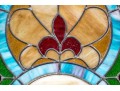 Semi-antique Stained Glass Panel