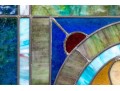 Semi-antique Stained Glass Panel
