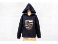 Porsche Black Cotton Hoodies, Size Small