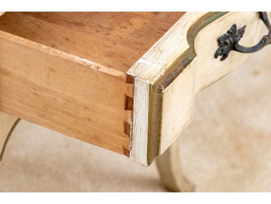 Pair Of Painted Louis XV Style End Tables - Paint Project