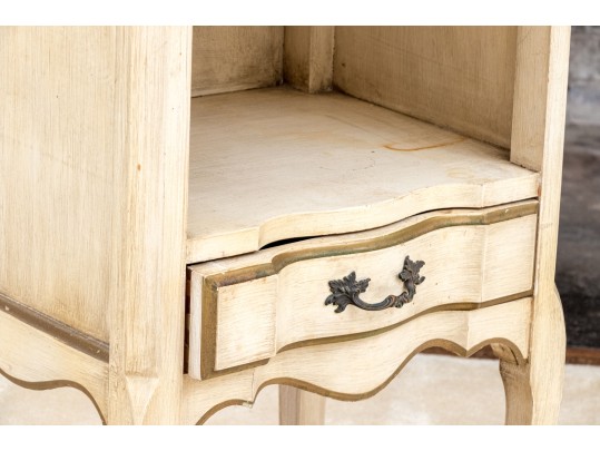 Pair Of Painted Louis XV Style End Tables - Paint Project