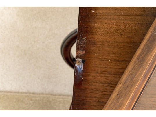 Vintage Tray Top Two Tiered Tea Trolley / Bar Cart