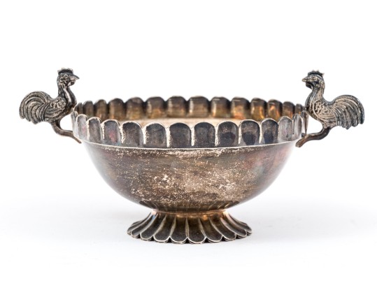 Mexican Sanborns Sterling Silver Footed Bowl, 5.795 Ozt.