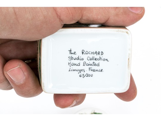 Collection Of Eight Assorted Makers Enameled Boxes
