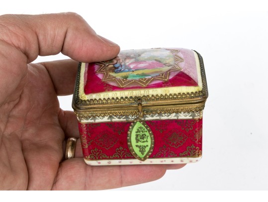 Collection Of Eight Assorted Makers Enameled Boxes