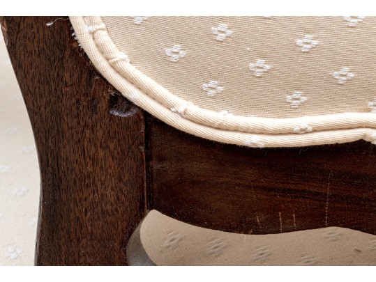 Antique 19th C. Rosewood Gentlemans Parlor Armchair