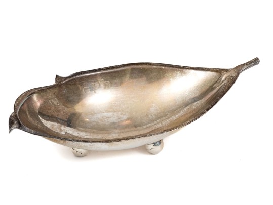 Cartier Sterling Silver Leaf Bowl