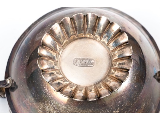 Mexican Sanborns Sterling Silver Footed Bowl, 5.795 Ozt.