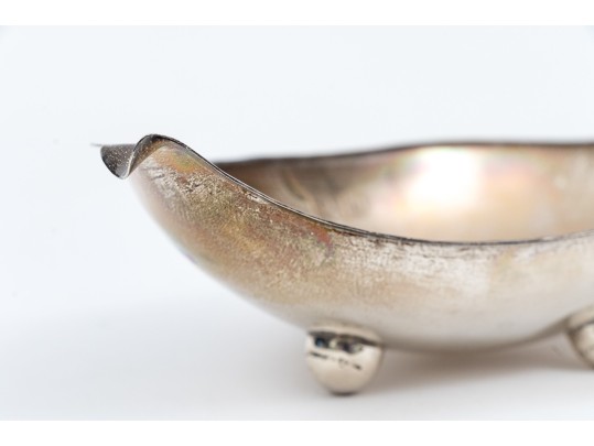 Cartier Sterling Silver Leaf Bowl