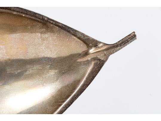 Cartier Sterling Silver Leaf Bowl
