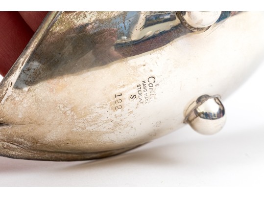Cartier Sterling Silver Leaf Bowl