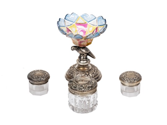 Assorted Group Of Tabletop Sterling Silver Items