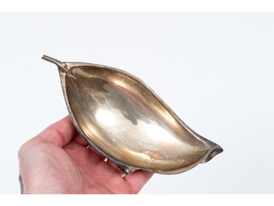Cartier Sterling Silver Leaf Bowl