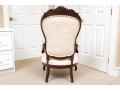 Antique 19th C. Rosewood Gentlemans Parlor Armchair