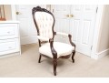 Antique 19th C. Rosewood Gentlemans Parlor Armchair
