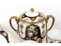 Japanese Hand-Painted Demitasse Set, Fifteen Pieces
