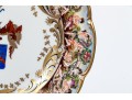 Set Of Six Capodimonte Hand-Painted Heraldic Plates