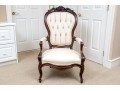 Antique 19th C. Rosewood Gentlemans Parlor Armchair