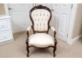Antique 19th C. Rosewood Gentlemans Parlor Armchair