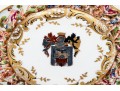 Set Of Six Capodimonte Hand-Painted Heraldic Plates