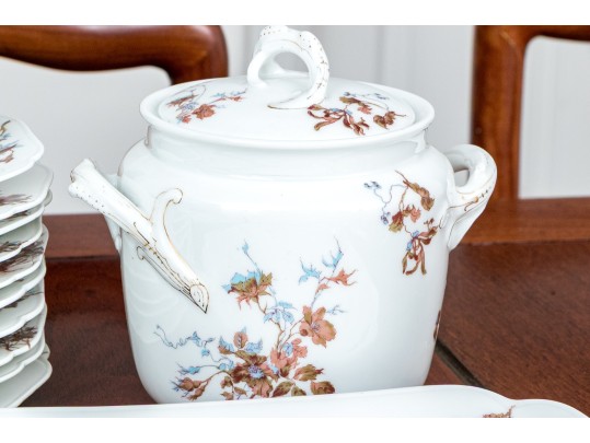 Forty-Three Piece French Haviland & Co. Limoges Porcelain Service