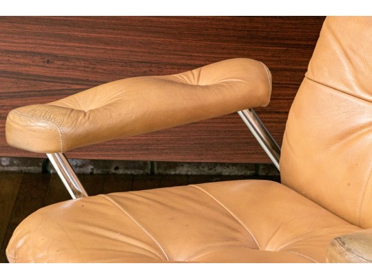 Leather Upholstered Executive Office Chair