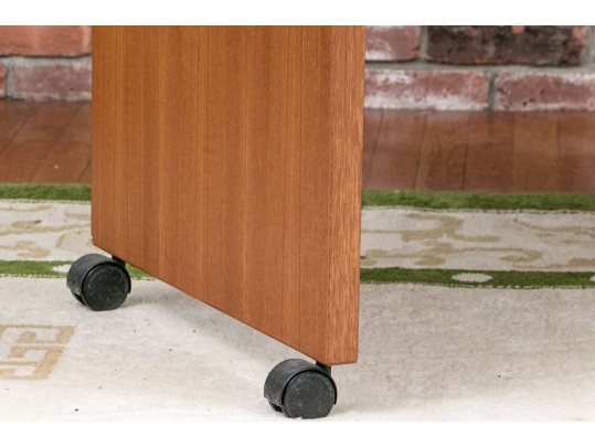 Vintage Mid-Century Modern Desk With Shelf