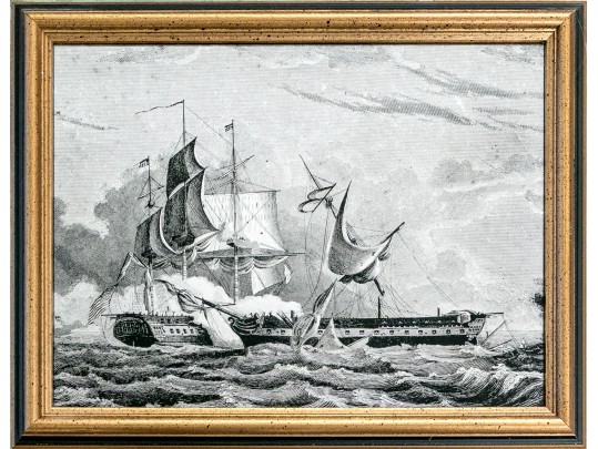 Engraving On Mirror Of D. Kimberly After T. Birch 