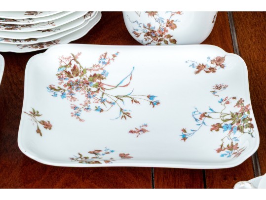 Forty-Three Piece French Haviland & Co. Limoges Porcelain Service