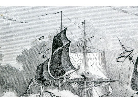 Engraving On Mirror Of D. Kimberly After T. Birch 