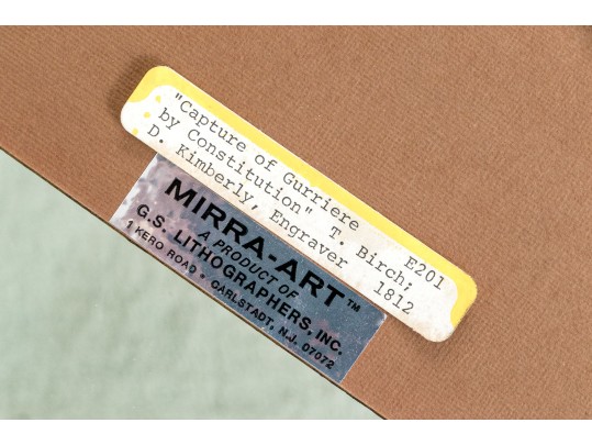 Engraving On Mirror Of D. Kimberly After T. Birch 